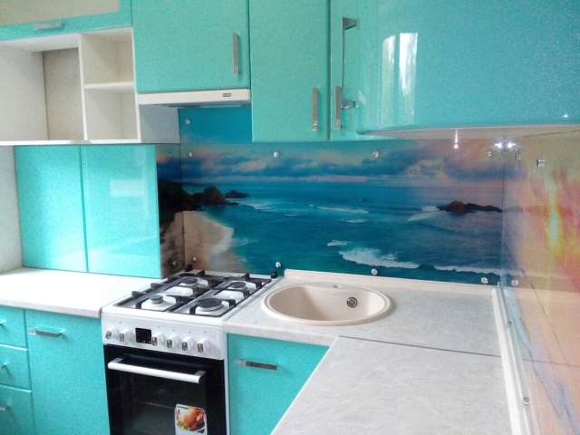 Кухня морская волна