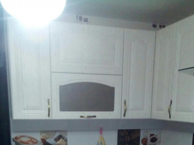 Кухня патина ясень молочный